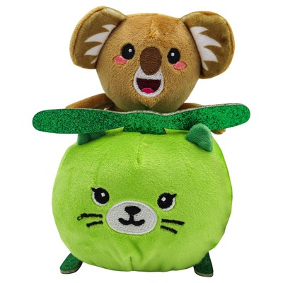 Игрушка мягкая Funky Toys «Коала с зелёным котиком»