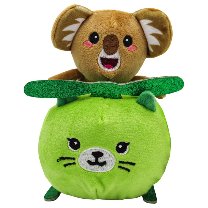 Игрушка мягкая Funky Toys «Коала с зелёным котиком» - Фото 1