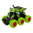 Машинка инерционная Funky Toys «Квадроцикл», рессоры, 6х6, цвет зелёный - фото 5253663