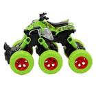 Машинка инерционная Funky Toys «Квадроцикл», рессоры, 6х6, цвет зелёный - Фото 2