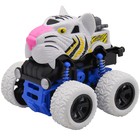 Машинка фрикционная Funky Toys «Тигр», 4х4, рессоры, цвет белый - фото 299007377