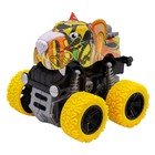 Машинка фрикционная Funky Toys «Тигр», 4х4, рессоры, цвет жёлтый - фото 299007381