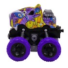 Машинка фрикционная Funky Toys «Тигр», 4х4, рессоры, цвет фиолетовый - Фото 4