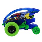 Машинка фрикционная Funky Toys Граффити «Акула», 4х4, с зелёными колёсами - Фото 2