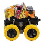 Машинка фрикционная Funky Toys «Зверь», 4х4, с жёлтыми колёсами - Фото 2