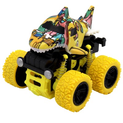 Машинка фрикционная Funky Toys «Акула», 4х4, с жёлтыми колёсами