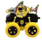 Машинка фрикционная Funky Toys «Акула», 4х4, с жёлтыми колёсами - Фото 2