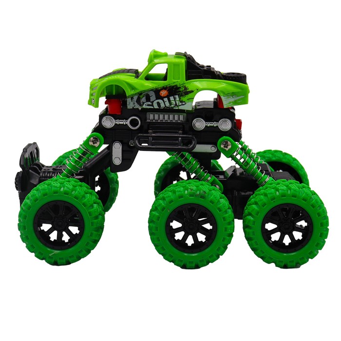 Машинка инерционная Funky Toys «Внедорожник», цвет зелёный - фото 1902286074
