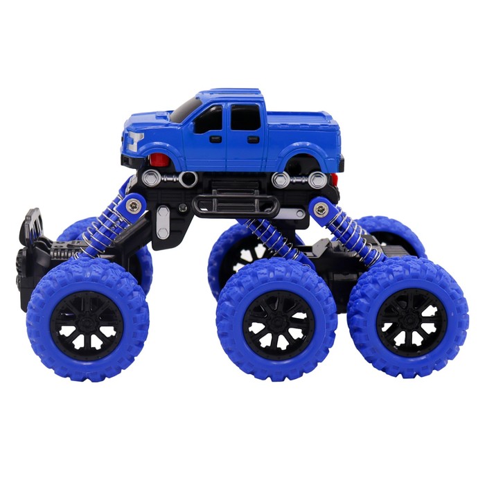Машинка инерционная Funky Toys «Внедорожник», цвет синий - фото 1902286079