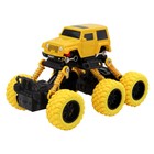 Машинка инерционная Funky Toys «Внедорожник», цвет жёлтый - фото 299007469