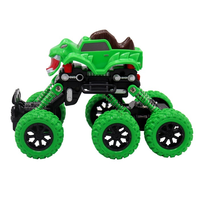 Машинка инерционная Funky Toys «Внедорожник», цвет зелёный - фото 1896391491