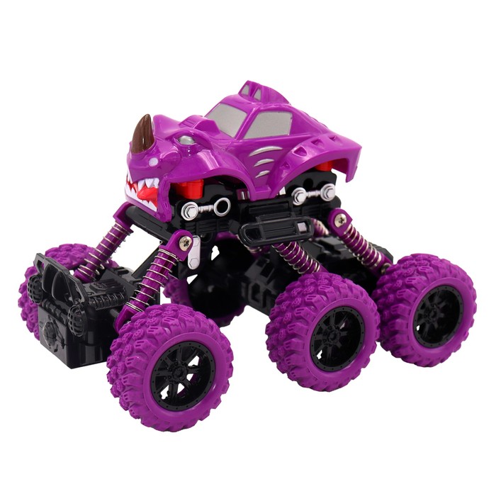Машинка инерционная Funky Toys «Внедорожник», цвет фиолетовый - фото 1911060906
