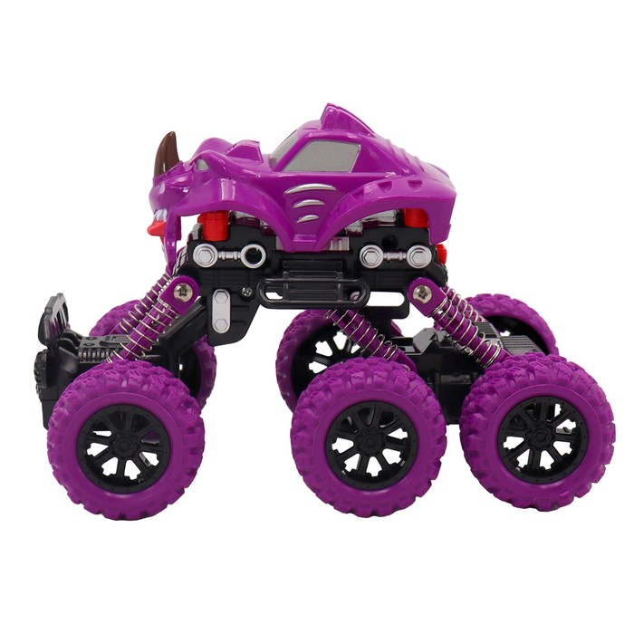 Машинка инерционная Funky Toys «Внедорожник», цвет фиолетовый - фото 1911060907