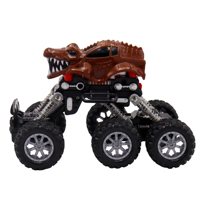 Машинка инерционная Funky Toys «Внедорожник», цвет коричневый - фото 1911060912