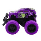Машинка фрикционная Funky Toys, с краш-эффектом, 4х4, цвет фиолетовый - Фото 3