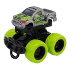 Машинка фрикционная Funky Toys, с граффити, с краш-эффектом, 4х4, цвет зелёный - фото 299007569