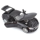 Машинка Maisto Die-Cast Mercedes-AMG GT, открывающиеся двери, 1:18, цвет чёрный - Фото 7