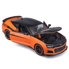 Машинка Maisto Die-Cast Harley-Davidson 2017 Camaro ZL1, 1:24, цвет чёрно-оранжевый - Фото 3