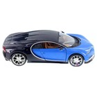 Машинка Maisto Die-Cast Bugatti Chiron, с отвёрткой, 1:24, чёрно-цвет синий - Фото 5