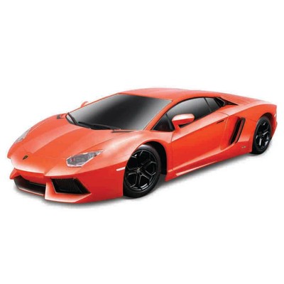 Машинка Maisto Lamborghini Aventador, со светом и звуком, 1:24, цвет оранжевый