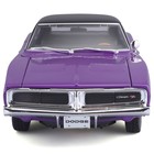 Машинка Maisto Die-Cast 1969 Dodge Charger R/T, открывающиеся двери, 1:18, цвет фиолетовый - Фото 6