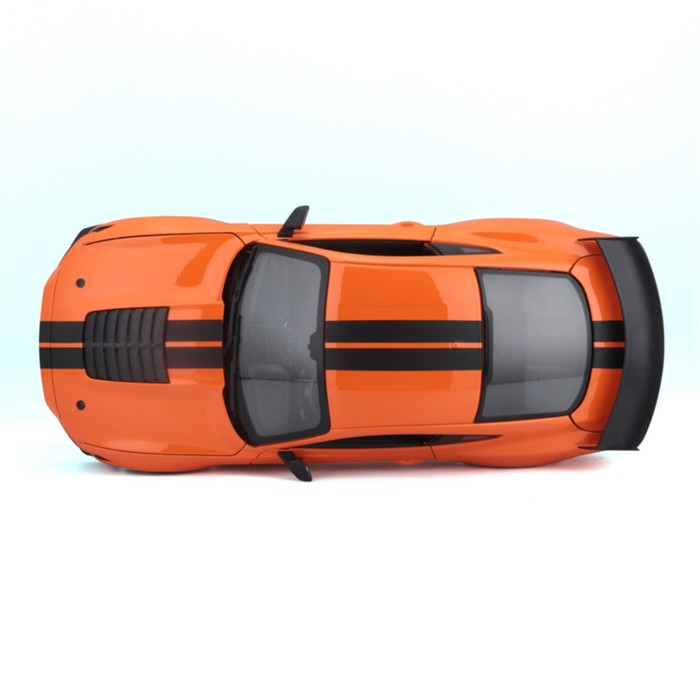 Машинка Maisto Die-Cast 2020 Ford Shelby GT500, открывающиеся двери, 1:18, цвет оранжевый - фото 1909588285