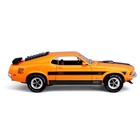 Машинка Maisto Die-Cast 1970 Ford Mustang Mach 1, 1:18, цвет оранжевый с принтом - Фото 9