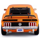Машинка Maisto Die-Cast 1970 Ford Mustang Mach 1, 1:18, цвет оранжевый с принтом - Фото 7