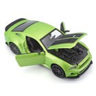 Машинка Maisto Die-Cast Ford Mustang Street Racer, открывающиеся двери, 1:24, цвет зелёный - Фото 7