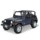 Машинка Maisto Die-Cast Jeep Wrangler Rubicon, открывающиеся двери, 1:18, цвет тёмно-синий - фото 300896881