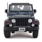 Машинка Maisto Die-Cast Jeep Wrangler Rubicon, открывающиеся двери, 1:18, цвет тёмно-синий - Фото 8