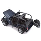 Машинка Maisto Die-Cast Jeep Wrangler Rubicon, открывающиеся двери, 1:18, цвет тёмно-синий - Фото 5