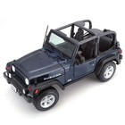 Машинка Maisto Die-Cast Jeep Wrangler Rubicon, открывающиеся двери, 1:18, цвет тёмно-синий - Фото 6