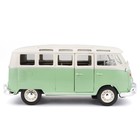 Машинка Maisto Die-Cast Volkswagen Van Samba, открывающиеся двери, 1:25, цвет зелёный - Фото 3