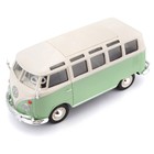 Машинка Maisto Die-Cast Volkswagen Van Samba, открывающиеся двери, 1:25, цвет зелёный - Фото 6