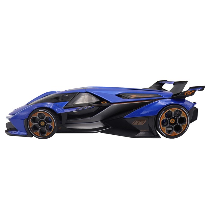 Машинка Maisto Die-Cast Lamborghini V12 Vision Gran Turismo, 1:18, цвет синий - фото 1909588438