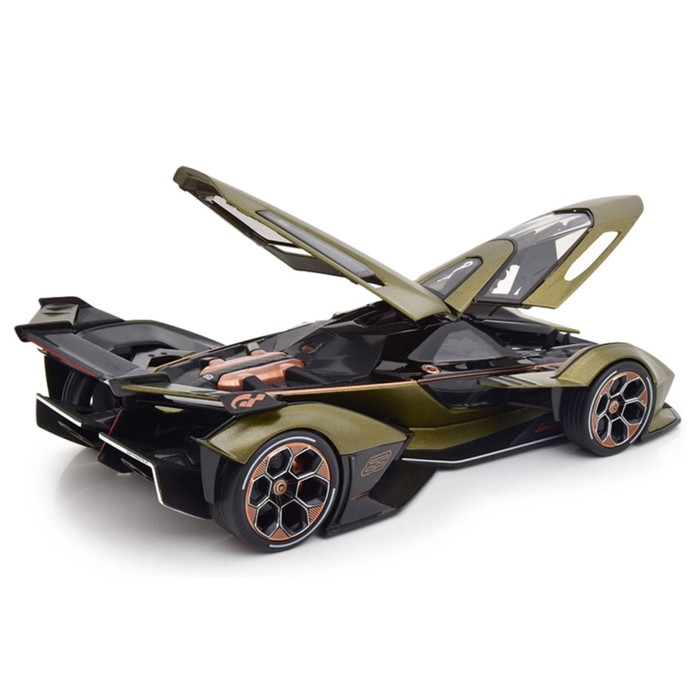 Машинка Maisto Die-Cast Lamborghini V12 Vision Gran Turismo, 1:18, цвет зелёный - фото 1909588442