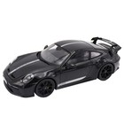 Машинка Maisto Die-Cast 2022 Porsche 911 GT3, 1:18, цвет чёрный - фото 110025952