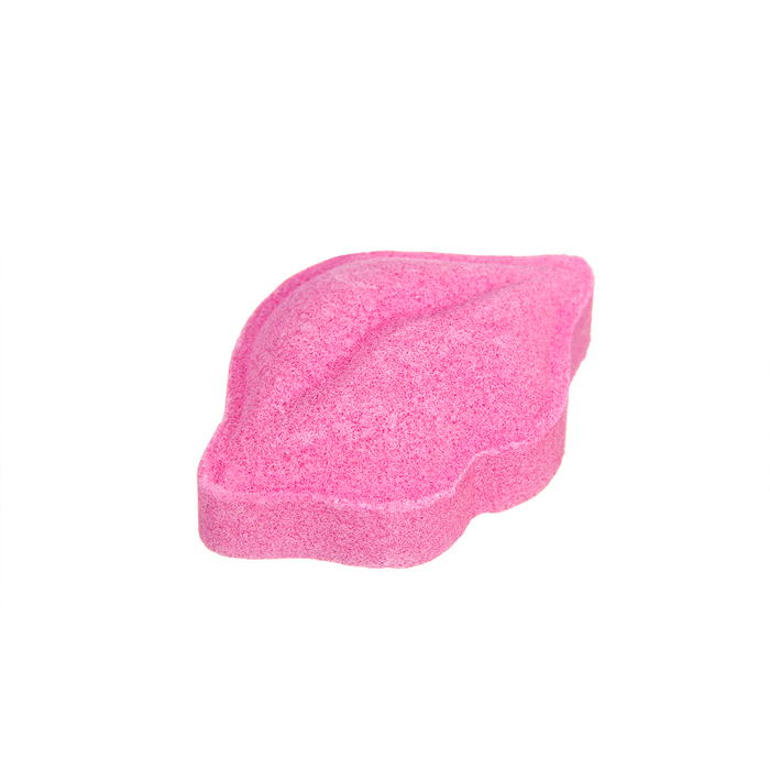 Бомбочка для ванны "Губы", розовая, 50 г