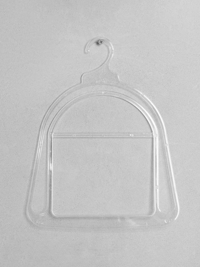 Вешалка для шапок, пластик, 24×30 см, цвет прозрачный