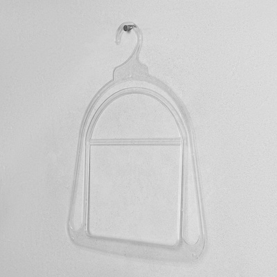 Вешалка для шапок, пластик, 24×30 см, цвет прозрачный