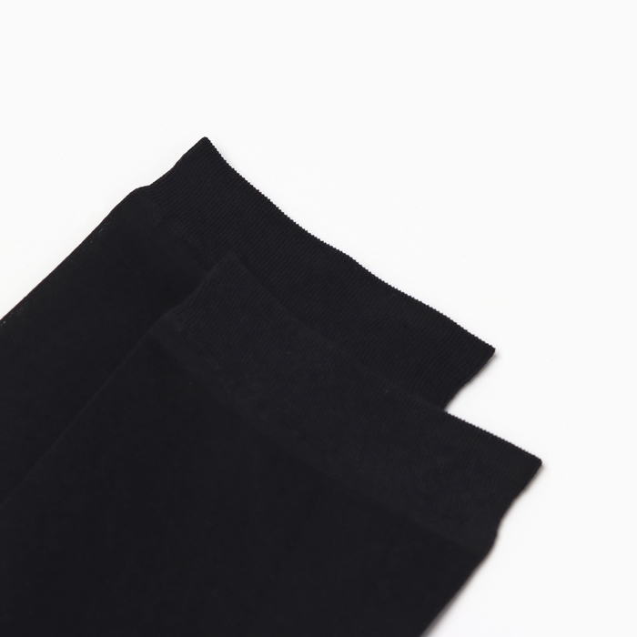 Носки женские 30 den (2 пары), цвет черный, размер 36-39