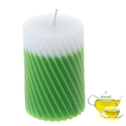 Свеча восковая "Спираль", аромат зелёный чай - Фото 1