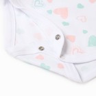 Боди с длинным рукавом, цвет серый, рост 68 (3-6 мес) - фото 23972499