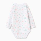 Боди с длинным рукавом, цвет серый, рост 68 (3-6 мес) - фото 23972500