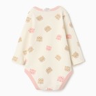 Боди с длинным рукавом, цвет белый, рост 56 (0-1 мес) - фото 24430256