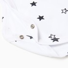 Боди с длинным рукавом, цвет белый, рост 74 (6-9 мес) - фото 23972583