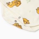 Боди с длинным рукавом, цвет молочный, рост 80 (9-12 мес) - фото 24443795