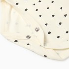 Боди с коротким рукавом, цвет бежевый, рост 74 см (6-9 мес) - фото 24443805