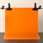 Фотофон для предметной съёмки "Оранжевый" ПВХ, 50 х 70 см - фото 321408425